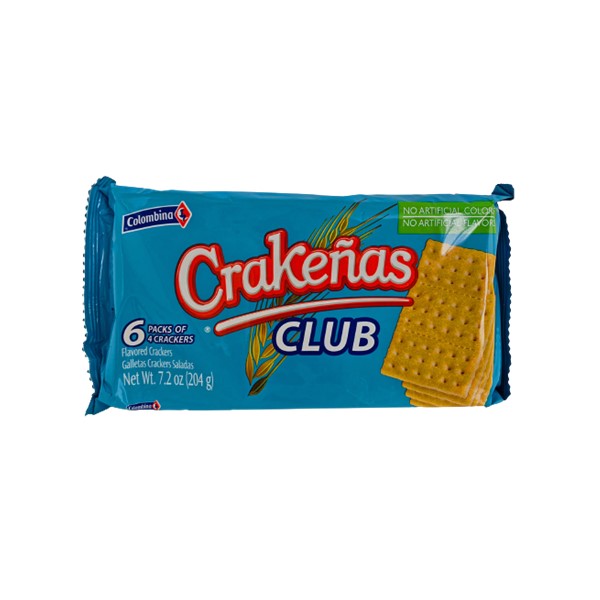 Colombina Galletas Crakeñas Club 204g