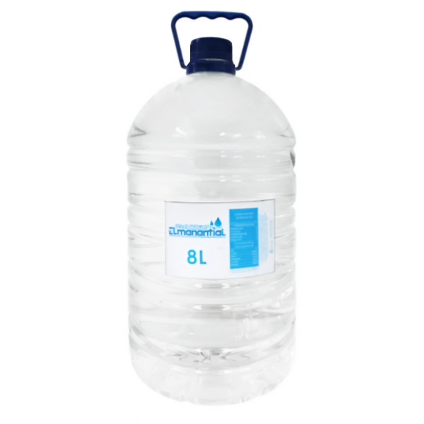 El Manantial Agua Mineral 8L