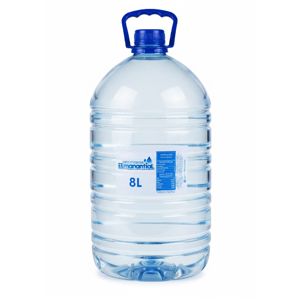 El Manantial Agua Mineral 8L