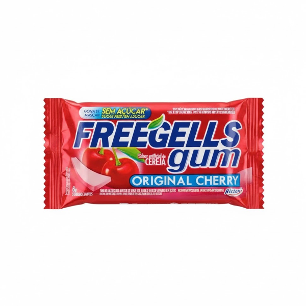 Freegells Chicle Cereza 8g