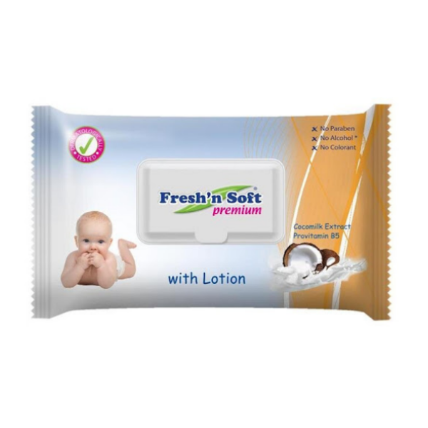 Fresh'n Soft Toallas Húmedas Cocomilk X 60 Unidades
