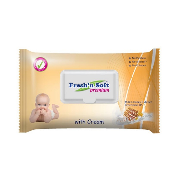 Fresh'n Soft Toallas Húmedas Premium X 72 Unidades