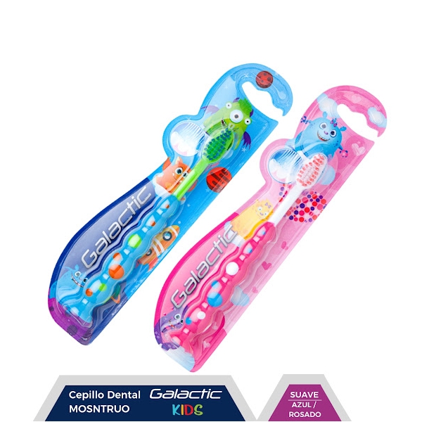 Galactic Cepillo Dental Suave Monstruo Rs1-620