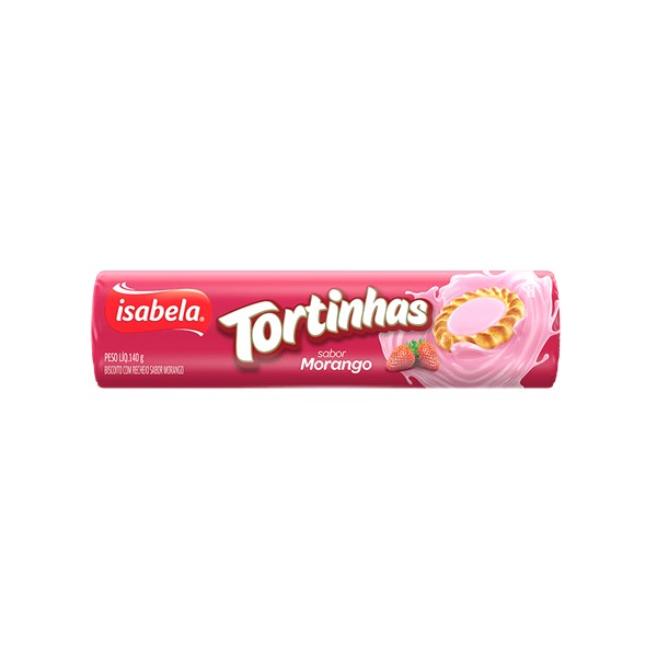 Isabela Galletas Tortinhas Morango 140g