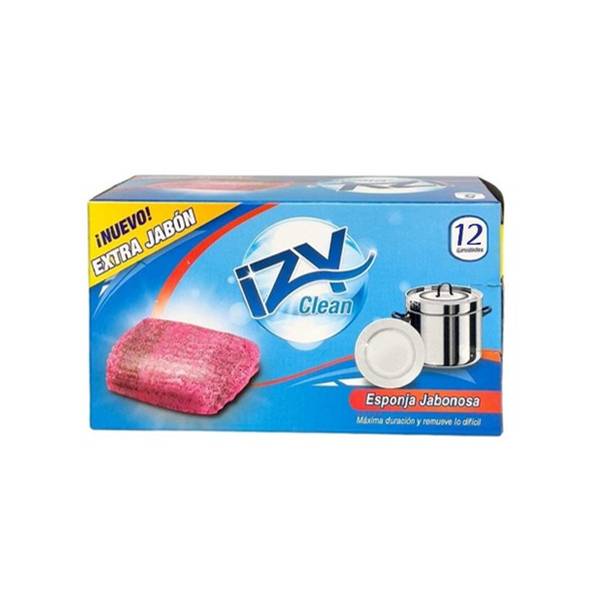 Izy-Clean Esponja Jabónosa X 12 Unidades