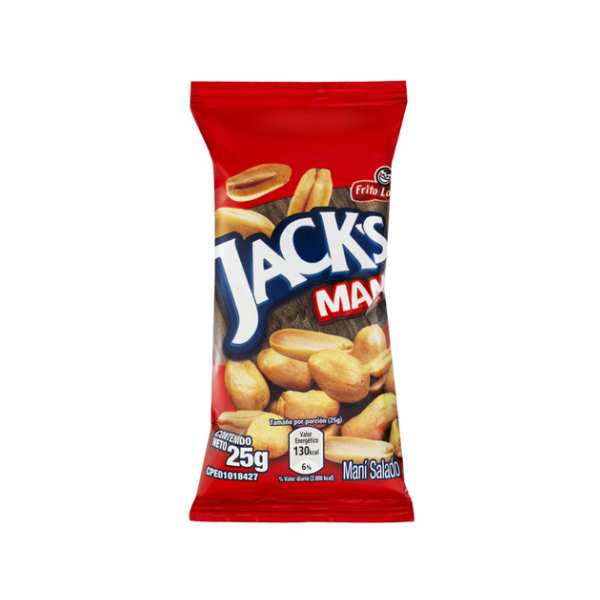Jacks Maní Salado 25g