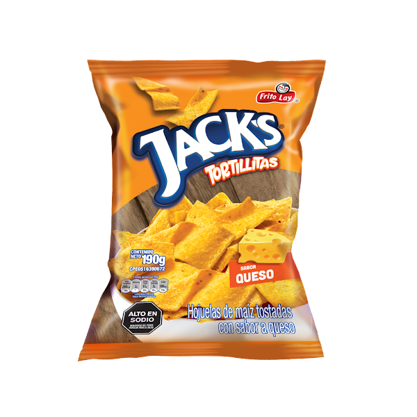 Jacks Tortillitas Sabor A Queso 190g