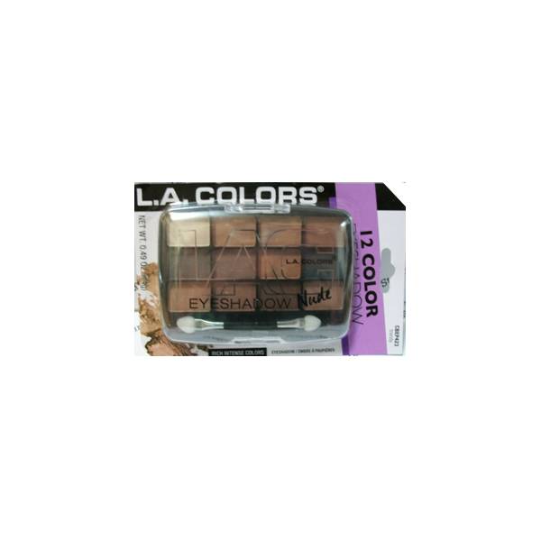 L.A Colors Eyeshadow x 12 Colores Trendy Farmadon La Farmacia de la