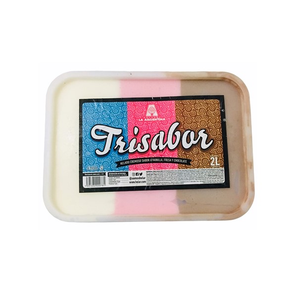 La Argentina Helado Trisabor 2L