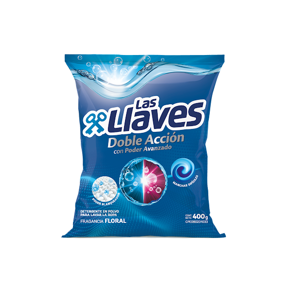 Las Llaves Detergente En Polvo Floral 400g