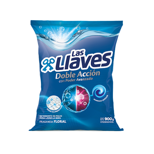 Las Llaves Detergente En Polvo Floral 900g