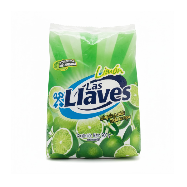 Las Llaves Detergente En Polvo Limón 900g