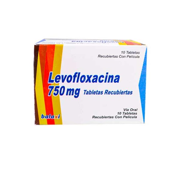Levofloxacina 750mg x 10 Tabletas - Balaxi