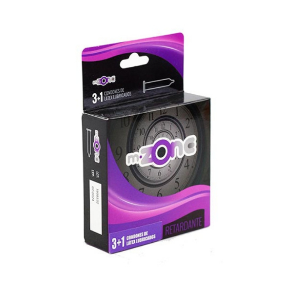 M-Zone Preservativo Retardante x 4 Unidades