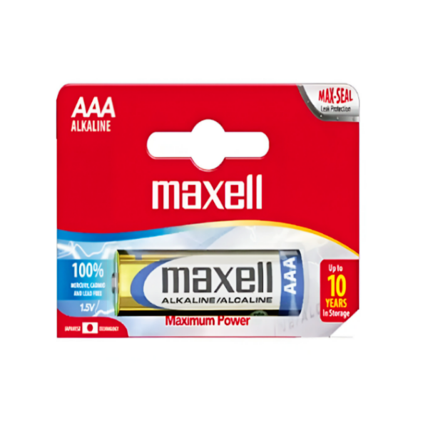 Maxell Pila Alcalina AAA 1.5V 10 Years x 1 Unidad