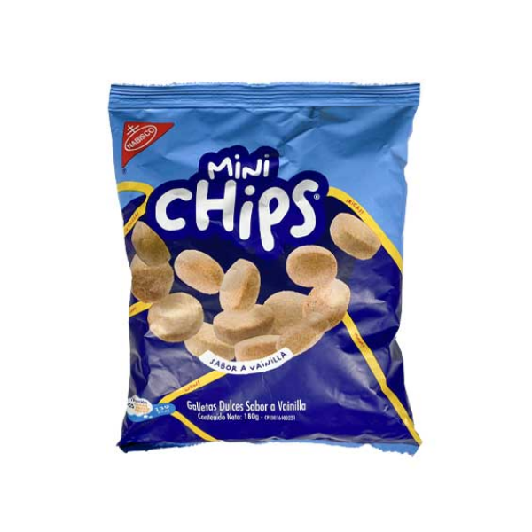 Mini Chips Galletas Sabor A Vainilla x 180g