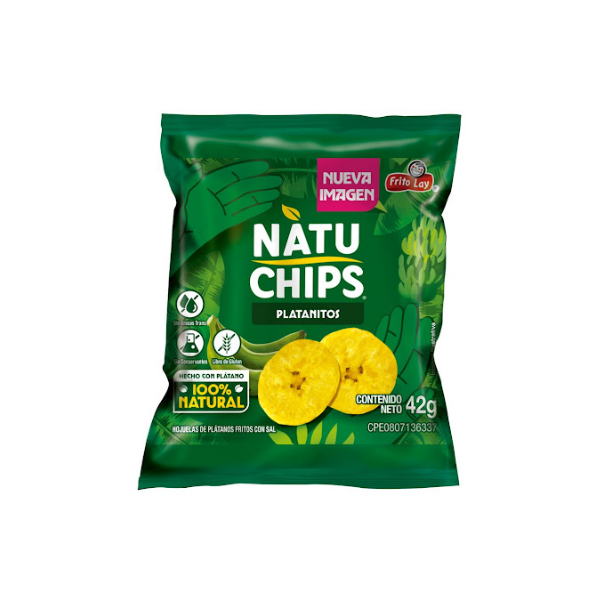 Natuchips Platanitos 42g