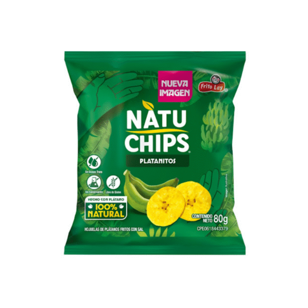Natuchips Platanitos 80g