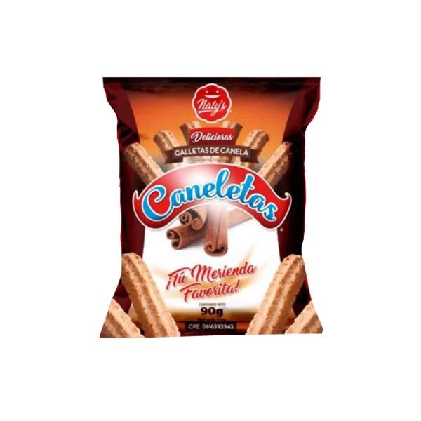 Naty's Galletas Caneletas 90g