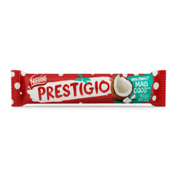 Nestlé Prestigio Barra De Coco Cubierto De Chocolate 33g