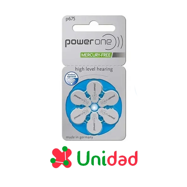 Power One Pila Auditiva P675 x 1 Unidad