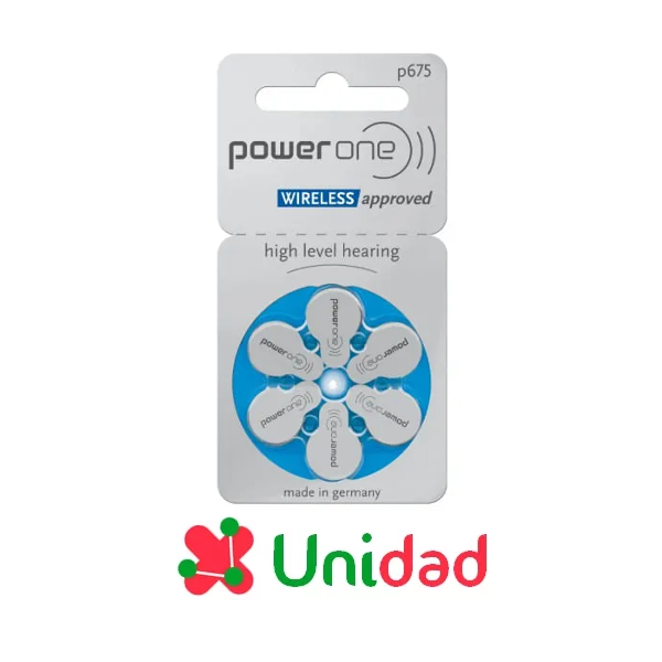 Power One Pila Auditiva P675 x 1 Unidad