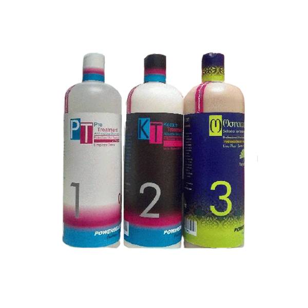 Powerbeauty Tripack Tratamiento Intensivo Keratina 800ml
