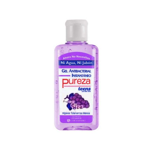 Pureza Gel Antibacterial Uva 80g