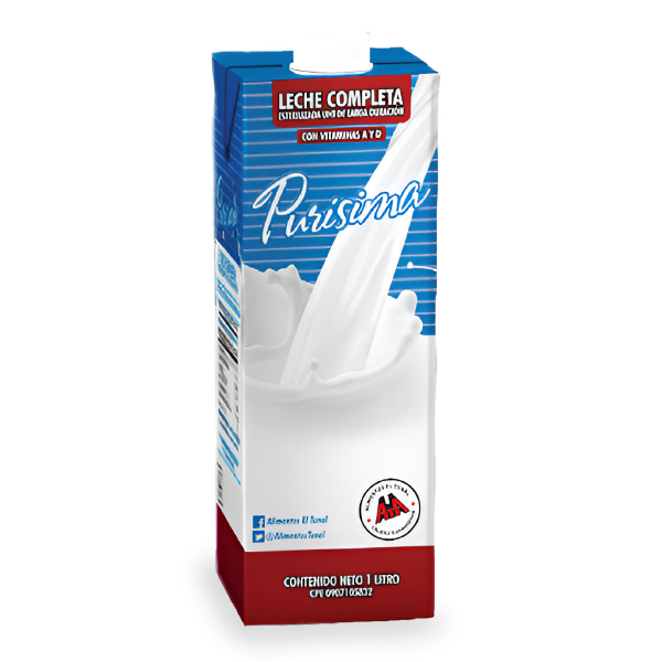 Purisima Leche Completa Uht 1L