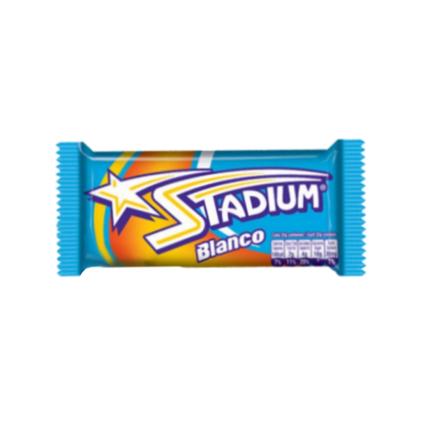 St.Moritz Chocolate Stadium Blanco 25g