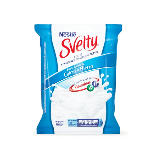 Svelty Leche Semidescremada En Polvo 400g