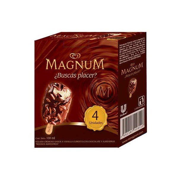 Tío Rico Helado Magnum Estuche 4 Unidades