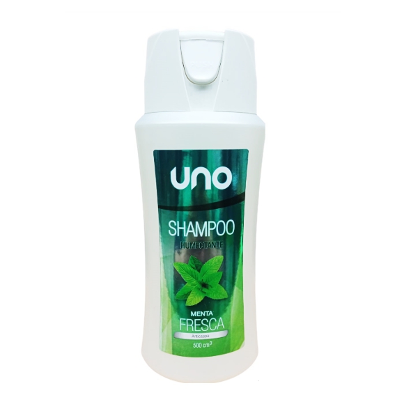 Uno Champú Anticaspa Menta Fresca 500ml