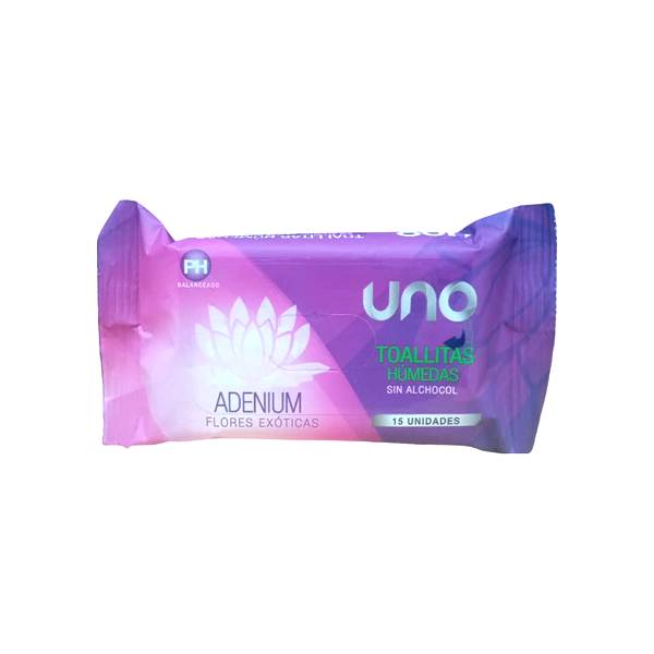 Uno Toallas Húmedas Adenium X 15 Unidades