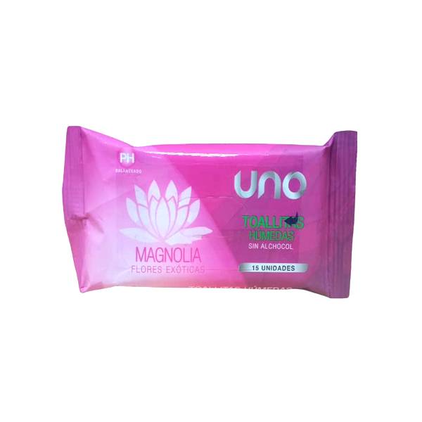 Uno Toallas Húmedas Magnolia X 15 Unidades