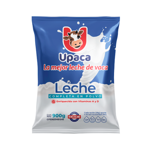 Upaca Leche Completa En Polvo 900g