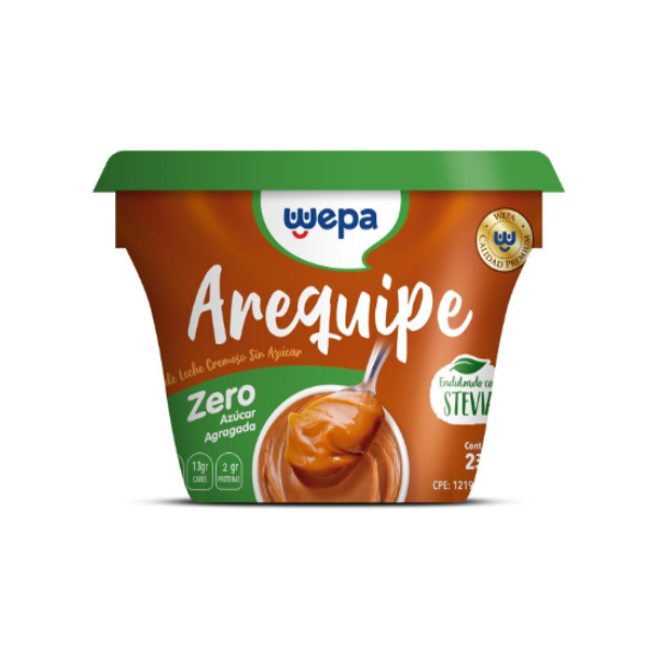 Wepa Arequipe Sin Azúcar 230g