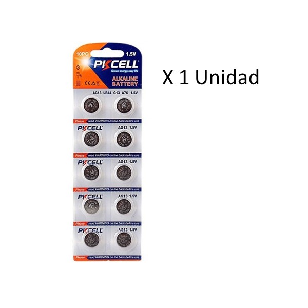 Pkcell Pila AG13 - 1.5V X 1 Unidad