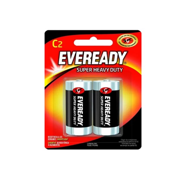 Eveready Pilas C2 x 2 Unidades
