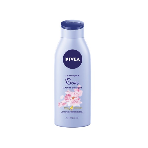Nivea Crema Corporal Rosas Y Aceite De Argán 400ml