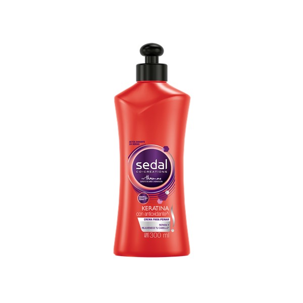 Sedal Crema De Peinar Keratina Antioxidante 300ml