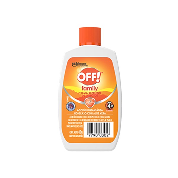 Off Family Repelente En Crema 60g