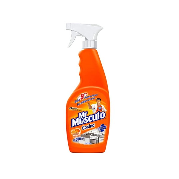 Mr Musculo Cocina Naranja Con Rociador 500ml