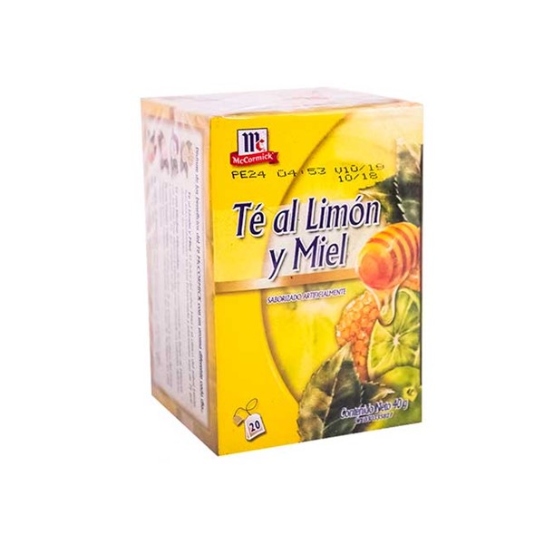 Mccormick Té Al Limón Y Miel x 20 Unidades