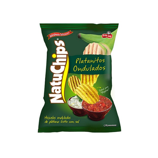 Natuchips Platanitos Ondulados 145g