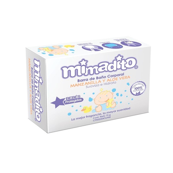 Mimadito Barra De Baño Bebes Manzanilla 75g