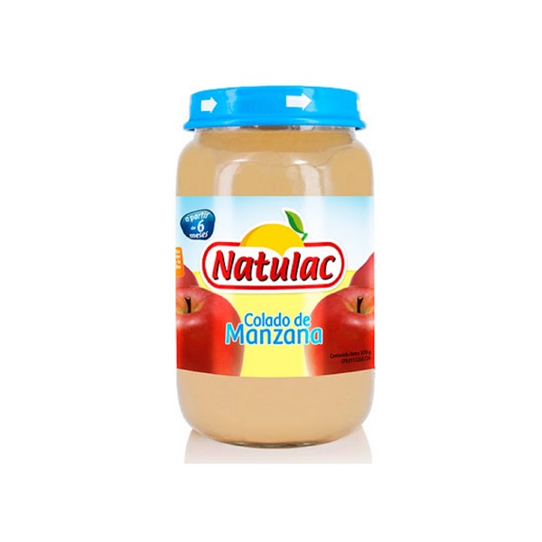 Natulac Compota De Manzana 186g