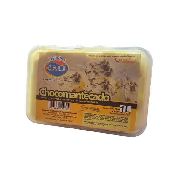 Cali Helado Choco Mantecado 1L