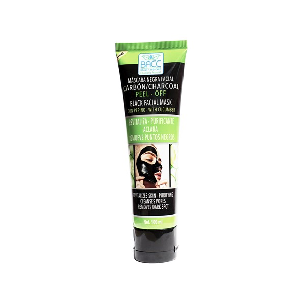 Bacc Máscara Negra Facial Carbon/Charcoal 100ml