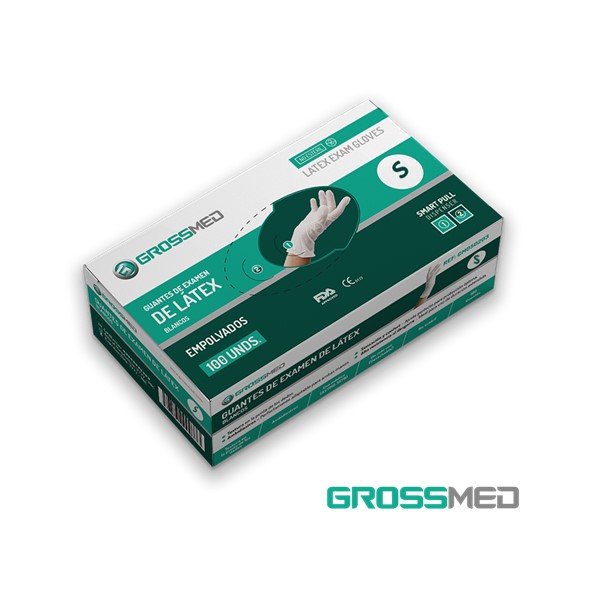 Guantes De Látex Talla S X 100 Unidades - Grossmed